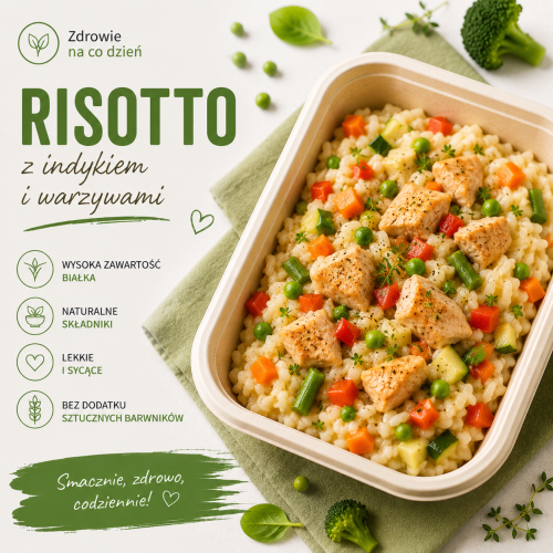 Kremowe risotto z indykiem 300g